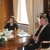 Saeimas priekšsēdētājs Gundars Daudze tiekas ar Francijas vēstnieci (12.05.2010.)